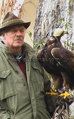 Josef Heibler Austrian eagle falconer