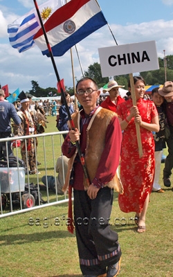 China at the  Festival of Falconry