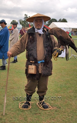 Japanese falconers at the  Festival of Falconry