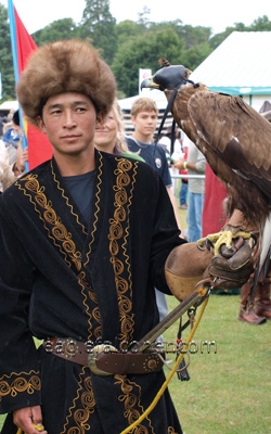 Kyrgyz falconer,  Festival of Falconry